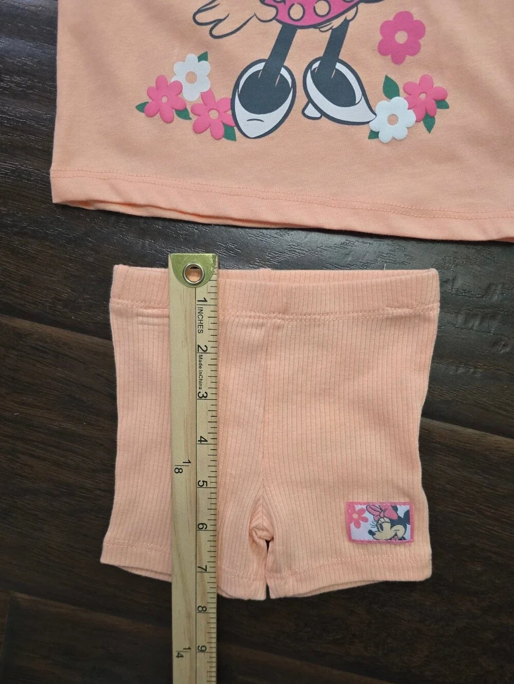 NWT Disney Minnie Mouse Baby Girl Orange Outfit Set 0-3 M